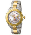 Invicta 5127 Grand Diver Swiss Quartz GMT 18K Gold Plated Two-Tone Stainless Steel Bracelet Watch | Free Shipping