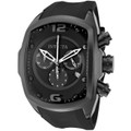 Invicta 0312 Men's Lupah Revolution Ceramic Swiss Chronograph Black Dial Polyurethane Strap Watch | Free Shipping