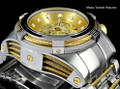 Invicta 0822 Reserve Bolt Zeus Swiss Quartz Chronograph Gold Tone Dial Bracelet Watch | Free Shipping