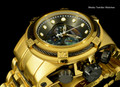 New Invicta 12741 Reserve Bolt Zeus Gold Tone Swiss Made Chronograph Stainless Steel Watch | Free Shipping