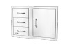 25900 - 30" Stainless Steel 3 Drawer Door Combo w/ Reveal (Coming February 2024)