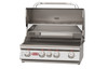 Bull Angus 30” Drop-In Gas Grill – 4-Burner, 75,000 BTU, 304 Stainless Steel Built-In BBQ with Rotisserie & Lights (LP/NG)