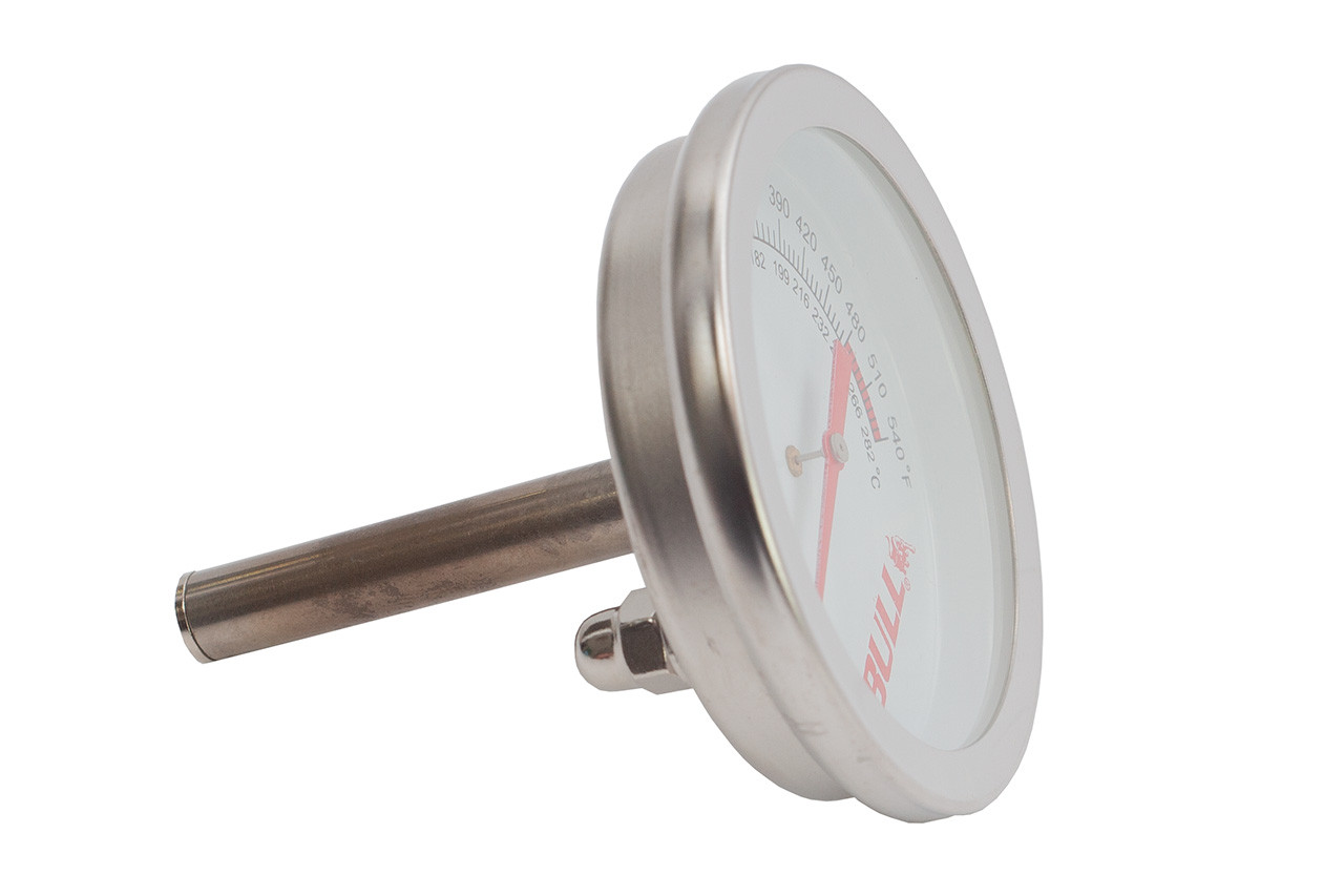 1.5” Mini Indoor Outdoor Thermometer °C/°F Temperature Monitor Gauge Silver