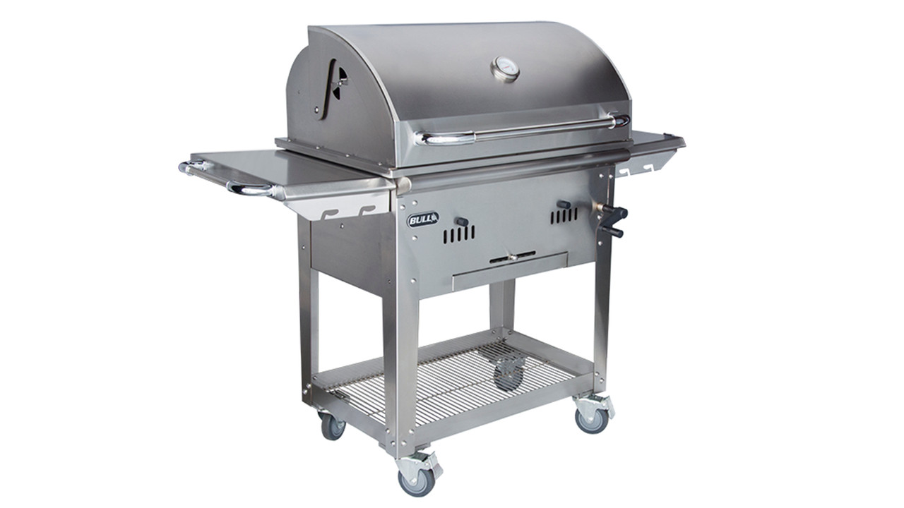 Bull Bison Charcoal Grill Cart - Thumbnail 4