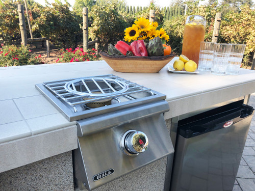 Bull BBQ Single Slide-In Pro Side Burner With Cover
