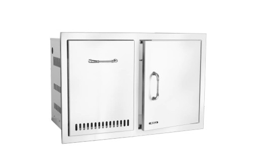 65790 - Stainless-Steel Door/Propane Drawer Combo With Reveal 65790 - Stainless-Steel Door/Propane Drawer Combo With Reveal