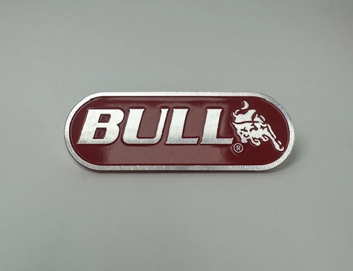 16571 - Bull Emblem Logo (Red)