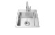 18" Premium Stainless-Steel Dual Mount Sink