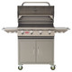 BullBBQ Lonestar Grill Cart Open Hood