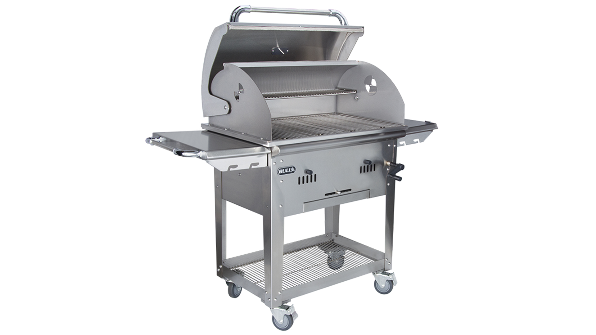 open charcoal grill