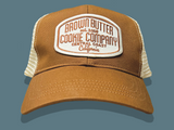 Light Brown and Cream Trucker Hat
