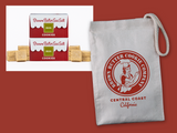 Twice as Nice Red Boxes with Velcro Tote (Holiday Pre-Order)