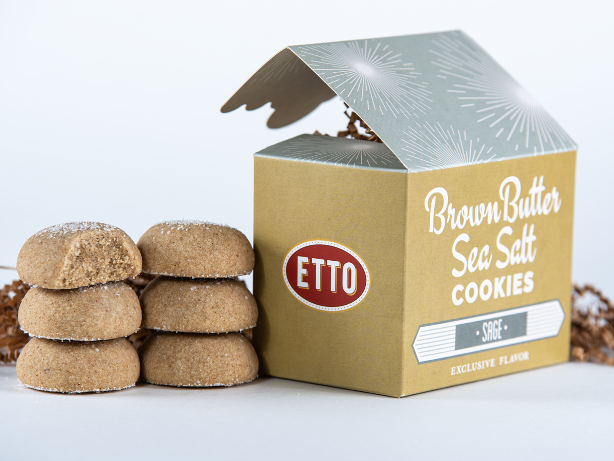 Etto pasta exclusive flavor, Sage Brown Butter Sea Salt Cookies