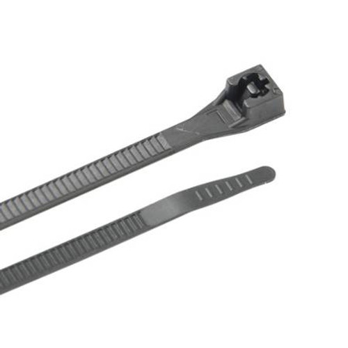 Black Cable Ties, 8", 75lb