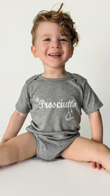 Lil Prosciutto - Onesie - Granite Heather Lil Prosciutto - Onesie - Granite Heather