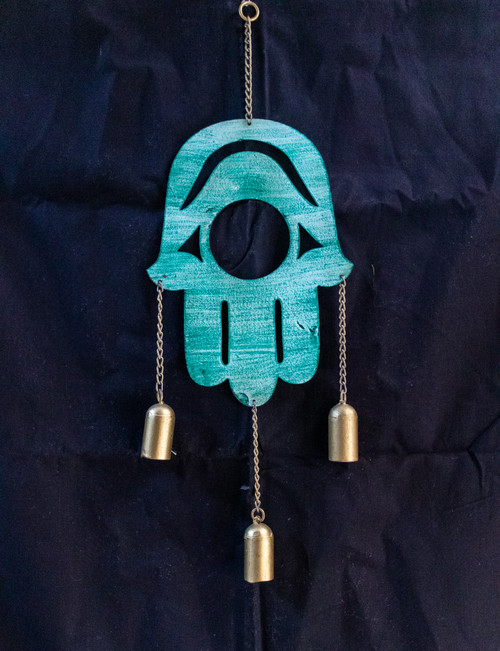 Hamsa Patina Chime