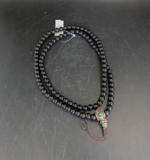 Black Obsidian Mala Beads