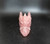 Large Rose Quartz Dragon Head