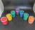 7 Candle Hidden Crystal Chakra Votive