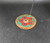 Round Painted Wooden Incense Holder