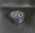 Round Black Soapstone Box w/ Silver Inlay Pentacle