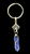 Lotus Blue Sandstone Keychain