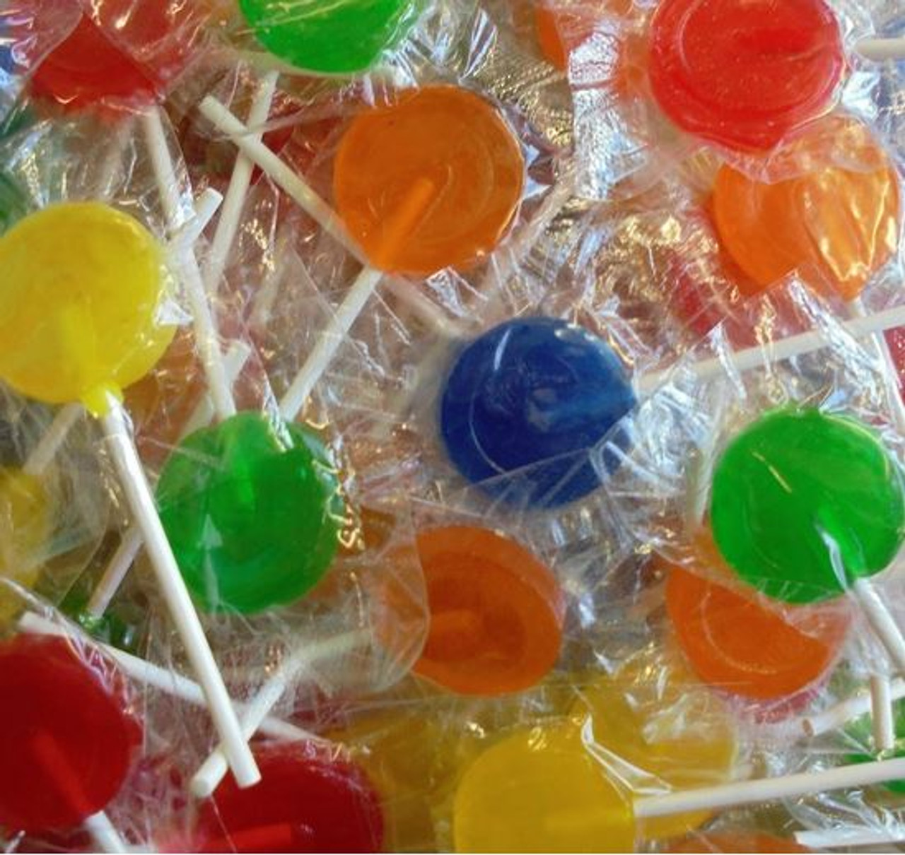 Mixed Flat Lollipops 1kg | Candy Zone