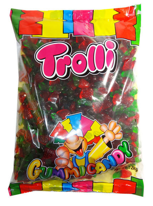 trolli strawberries oiled 2kg