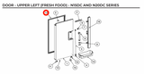 Norcold Fresh Food Door Gasket 641330 (Fits N20DC) Norcold Fresh Food Door Gasket 641330 (Fits N20DC)