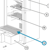 Norcold Lower Wire Shelf 692511 (fits the N4150)