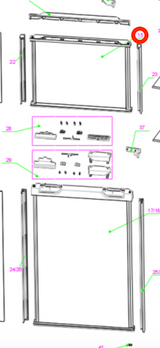 Furrion Freezer Door C-FCR10DCDTA-015