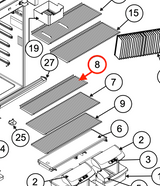 Norcold Top Wire Shelf 636688 (fits the 2118 models)