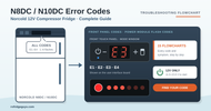 Norcold N8DC and N10DC Troubleshooting Guide: Flash Codes, E1–E4 and Fixes