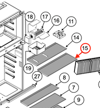 Norcold Top Wire Shelf 636688 (fits the 2118 models) - RV Fridge Guys