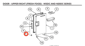 Norcold Door Latch Assembly 640975