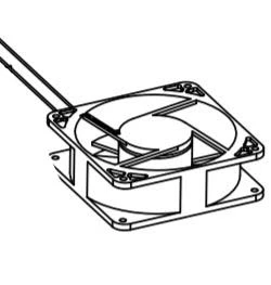 Norcold Upper Fan Kit 637154 (2118)