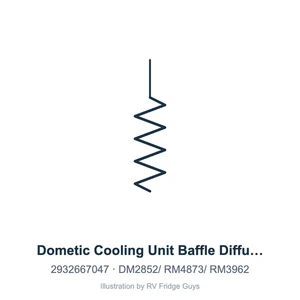 Dometic Flue Baffle 2932667047 (DM2852 / RM3962)