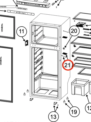 Norcold Thermistor and Cover 640149