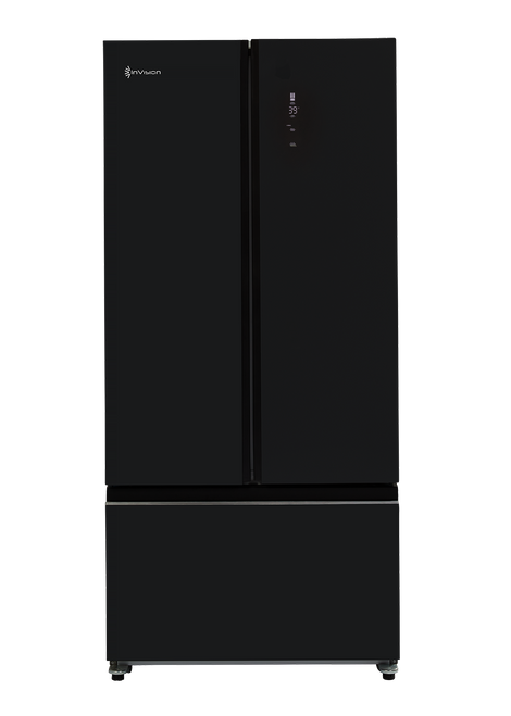 InVision RV Refrigerator 180-2552 - 17cu.ft. French-Door (Black)