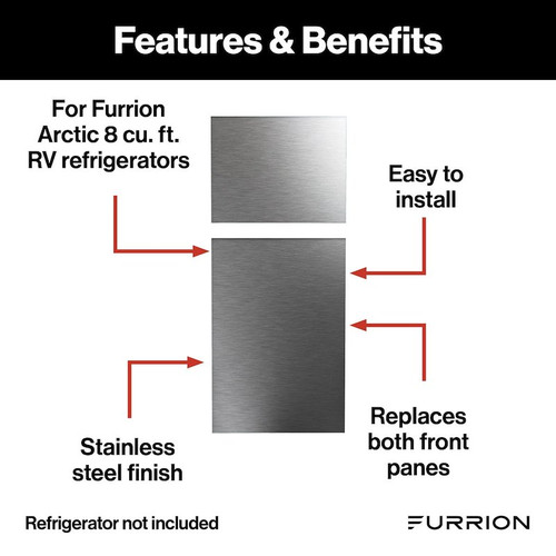 Furrion Refrigerator Door Panels C-FCR08DCGTA-A01