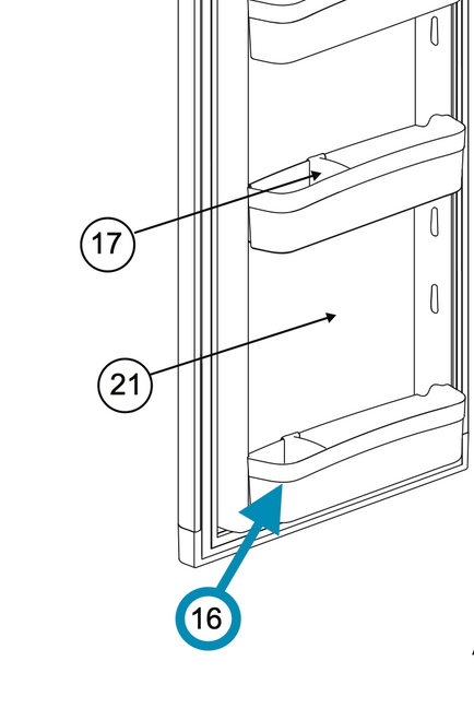 Norcold Door Bin 692520144 (fits the N4150) (692520144)