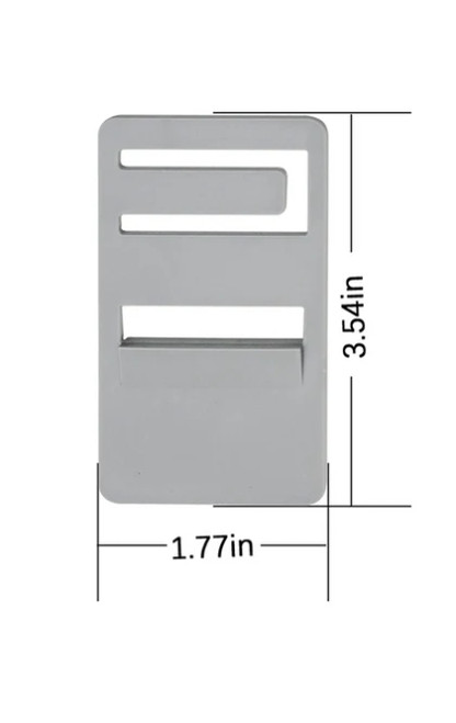 Dometic 3316882.900 black refrigerator door handle