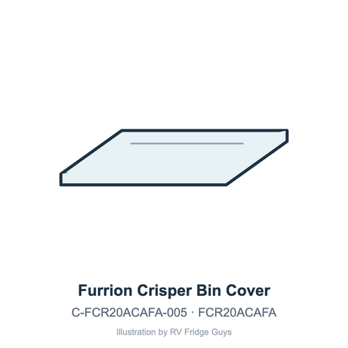 Furrion Crisper Bin Cover C-FCR20ACAFA-005 illustration