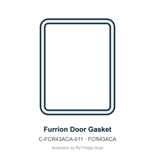 Furrion Door Gasket C-FCR43ACA-011 illustration