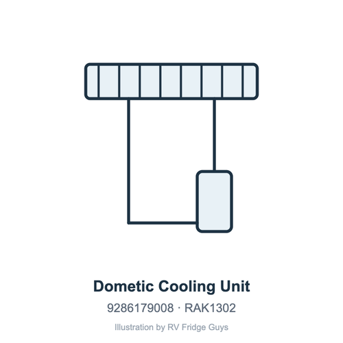 Dometic Cooling Unit 9286179008 illustration