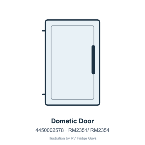 Dometic Door 4450002578 illustration
