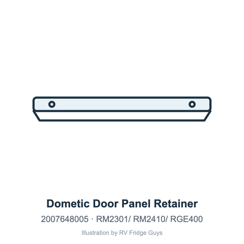 Dometic Door Panel Retainer 2007648005 illustration