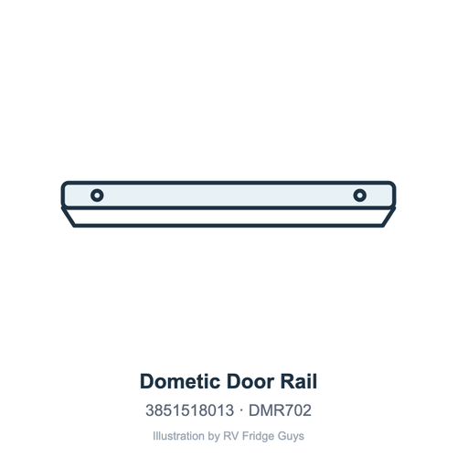 Dometic Door Rail 3851518013 illustration