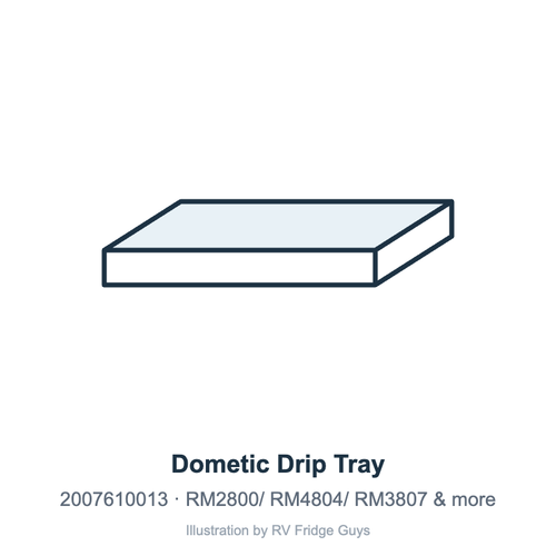 Dometic Drip Tray 2007610013 illustration