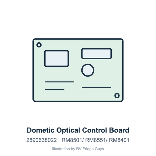 Dometic Optical Control Board 2890638022 illustration